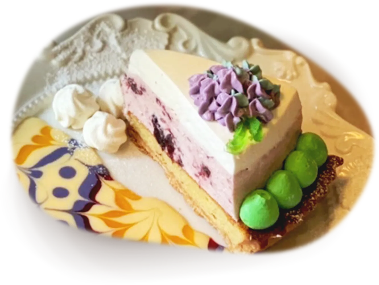 六月の紫陽花タルト