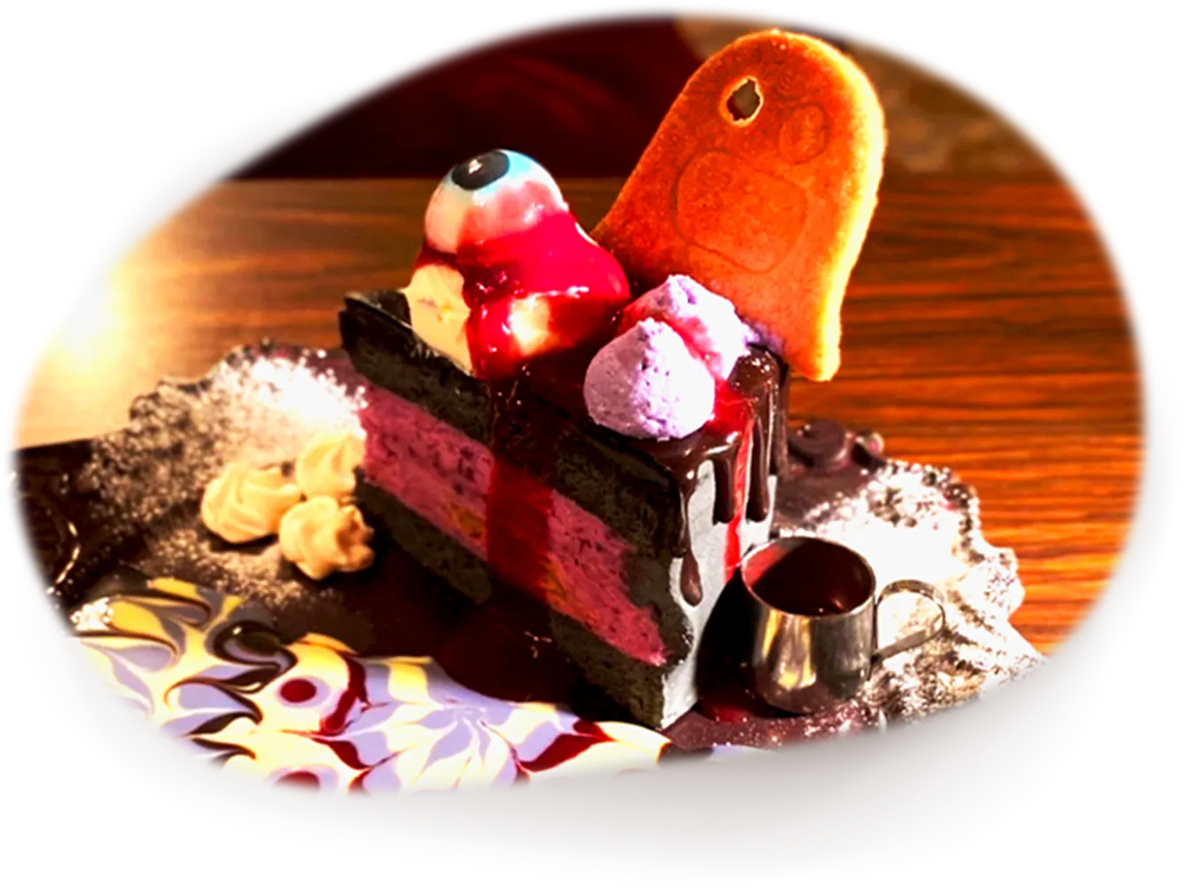 ハロウィンデビルケーキ